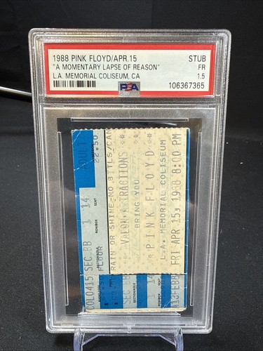 1988 pink floyd ticket stub - 1988,