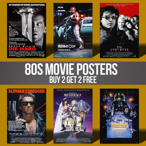 80s movie posters wall - movie,
