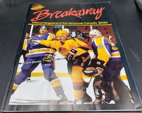 Vancouver canucks program - canucks,